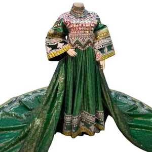 Vestido Kuchi Cómodo y de Alta Calidad, Vestidos Afganos Tradicionales Kuchi al por Mayor por AM IMPEX, Vestidos de Novia - Product Image 1