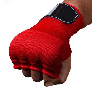 ผ้าพันมือสำหรับชกมวย MMA คุณภาพดี ระดับมืออาชีพ ผลิตจากผ้าฝ้ายยืดหยุ่น พร้อมแผ่นเจลเสริมด้านใน ป้องกันมือขณะชกมวย - Product Image 1