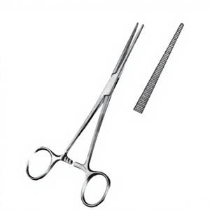 Pinzas Mosquito de Alta Calidad, Pinzas Hemostáticas de Acero Inoxidable Alemán, Pinzas de Disección con Mandíbula Recta y Curva, 12 cm - Product Image 6