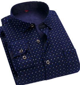 Camisa de Franela para Hombre, Elegante, OEM/ODM, Manga Larga, a Cuadros, Invierno, 100% Algodón, Corte Regular - Product Image 5