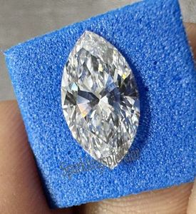 Diamant de laboratoire certifié IGI de 6 carats, taille marquise, couleur F, clarté VS1, diamant en vrac, diamant synthétique CVD HPHT, fournisseur - Product Image 3