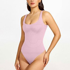 Breathable Women <b>Bodysuits</b> Knitted Fabric Skinny Fit Casual Durable Stretch Soft Feel Comfortable Premium Everyday Performance - Product Image 4