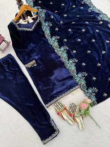 Salwar Kameez d'hiver très demandé, style Bollywood, prêt-à-porter, avec bas et dupatta, provenant de Surat, pour femme - Product Image 5