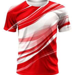 T-shirts personnalisés en gros pour hommes, tricotés, 100% polyester, sublimation, impression de logo personnalisé, écologiques, séchage rapide, OEM ODM - Product Image 1