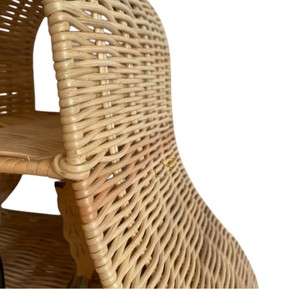 Bell Shaped Rattan <b>wall</b>-<b>mounted</b> <b>shelf</b> for kids Woven Floating Storage Rack Boho Nursery <b>Wall</b> Decor Storage Display <b>Shelf</b> Pack - Product Image 4