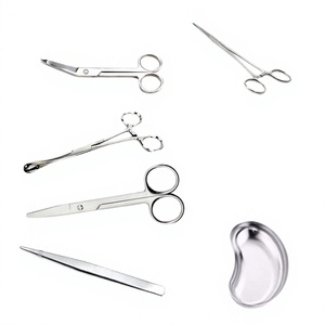 Juego de Instrumentos Quirúrgicos Metálicos Manuales con Certificación CE Clase I, Kit de Herramientas para Cirugía General - Product Image 5