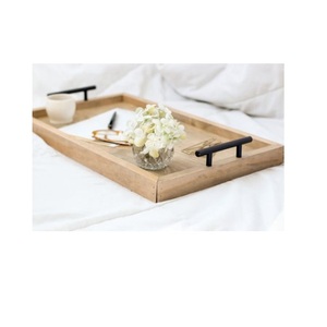 Bandeja de Madera para Servir Comida, Desayuno, Café, Té, Bocadillos, para Cocina, Mesa de Comedor y Servicio de Restaurante - Product Image 5