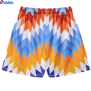 Pantalones Cortos Deportivos Cómodos para Hombre, Pantalones Cortos de Verano con Estampado Personalizado, Color Sólido, Sublimación, Malla, Ropa de Playa, Cintura Elástica - Product Image 2