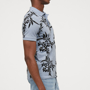 Polo personnalisé à manches courtes pour homme, 100% polyester, séchage rapide, t-shirt de golf pour homme - Product Image 2
