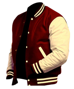 Custom Plus Size Winter Jacket Custom Color Wool Fabric Varsity Jacket New Fashionable Casual Style Embroidered Knitted - Product Image 3