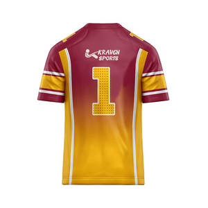 Jersey de Fútbol Americano de Diseño Nuevo, Hecho en Fábrica, de la Mejor Calidad, Personalizado con su Propio Diseño - Product Image 2