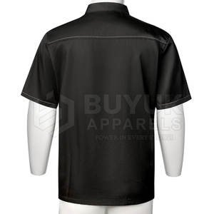 Veste de chef respirante et extensible, tenue de cuisine professionnelle, équipement de travail pour chef à manches longues, durable - Product Image 4