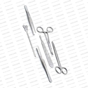 Surgery Dissection Instrument Set 15Pcs Stainless Steel Surgical Kit with <b>Case</b> Forceps Scissors <b>Needle</b> Holder by Vaslcare - Product Image 4