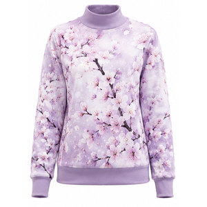 Sudadera con cuello alto personalizada para mujer, para promoción de marca y pedidos al por mayor, sudadera moderna con cuello alto para mujer - Product Image 1