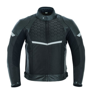 Nouvelle arrivée, tendance mode hiver, veste biker unisexe, cuir véritable lavé, fermeture éclair sur le devant, poignets et taille ajustables pour un usage quotidien - Product Image 1