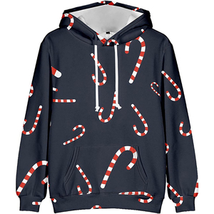 Sudaderas con estampado gráfico por sublimación para hombre, diseño de jersey, corte relajado, tela cómoda, estampado completo. - Product Image 4