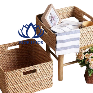 [MEJOR VENTA] |   Cesta de Mimbre Tejida, Caja Organizadora para Cocina, Despensa, Almacenamiento de Alimentos, Pan, Frutas, Vietnam - Product Image 4