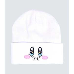 หมวกบีนนี่เด็กบุผ้าซาตินสีขาวจากจิลานีแฮนดิคราฟท์ - Product Image 4