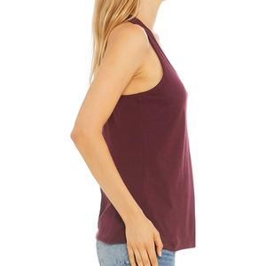 Camisetas de tirantes deportivas personalizadas de algodón para mujer, fabricadas profesionalmente, para gimnasio, correr, culturismo y fitness. - Product Image 3