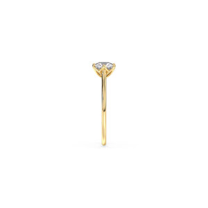 Bague solitaire REYES en or massif 14 carats avec diamant de laboratoire taille princesse 1 carat, bijoux de luxe pour mariage et fiançailles - Product Image 5