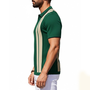Polo vintage pour hommes coupe ajustée et oversize, style décontracté, idéal pour l'été – Meilleure vente – Polo slim fit pour garçons - Product Image 3