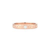 Großhandel 10K 14K 18K Gold Himmlischer Stern-Mond-Bandring mit rund geschliffenem Labor-Diamanten, minimalistischer gravierter Ehering, stapelbarer Ring