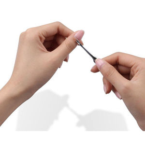 KAAMIR INSTRUMENTS KI--141 Repousse-ongles double face réutilisable en acier inoxydable pour manucure professionnelle, logo personnalisable - Product Image 2