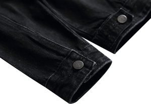 Veste en jean bleu coupe classique pour homme – Veste en jean en coton de qualité supérieure pour homme avec fermeture boutonnée, style décontracté et confort au quotidien - Product Image 5