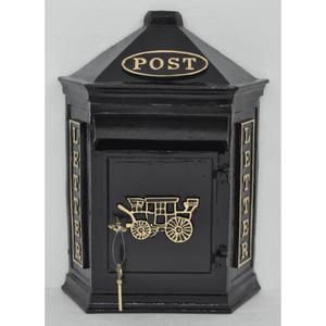Black Powder Coated Metal <b>Letter</b> <b>Box</b> For Home Decoration Customizable Mailbox Farmhouse Garden Supplies - Product Image 2