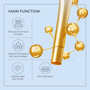 Crème Contour des Yeux Anti-Âge/Raffermissante, Meilleure Vente en Malaisie, Fournisseur OEM B2B Garantie, Soin Hydratant Quotidien pour la Peau - Product Image 4