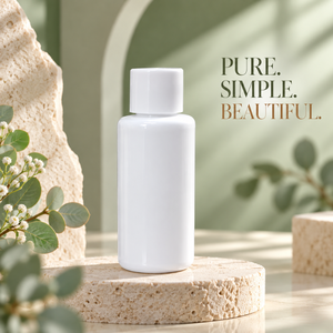 Flacon cosmétique rechargeable en PET de 50 ml avec bouchon simple, conteneur de beauté vide |   Emballage léger pour produits de soin de la peau, flacon de voyage - Product Image 2