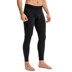 Lightweight Men's Yoga Leggings-Spandex/Polyester Compression Pants with Quick Dry & Breathable Features Custom Colors Available - Product Image 1