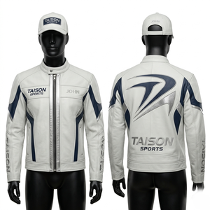 <b>Mens</b> Premium 850 GSM Genuine <b>Leather</b> <b>Jacket</b> Peach Quilted Shoulder Panels Embroidered Custom Logo <b>men's</b> <b>Leather</b> <b>Jacket</b> - Product Image 3
