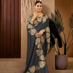 ผ้าไหมบานาราสีจากบอฮอลลีวูด ดีไซน์เนอร์ออกแบบ พร้อมลายกุหลาบสวยงามที่ถักทออย่างประณีต สำหรับชุดแต่งงาน ราคาขายส่ง - Product Image 1