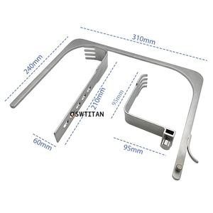 เครื่องมือผ่าตัดกระดูกสะโพกแบบแมนนวล ทำจากเหล็กกล้า รูปทรงกรอบสำหรับการผ่าตัดครั้งแรก สำหรับสัตว์ ใช้ในงานศัลยกรรมกระดูกและข้อ สามารถนึ่งฆ่าเชื้อได้ ผลิตโดย SurgiRight - Product Image 2