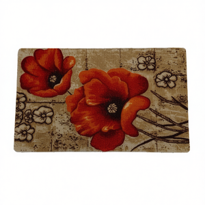 Alfombra Clásica con Diseño Floral, 43x68 cm, Poliéster, para Uso Doméstico, Estilo Impreso - Product Image 2