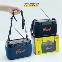 Radio solaire portable d'extérieur Eletree FP-395-S, haut-parleur radio AM/FM/SW, Bluetooth sans fil, charge USB C