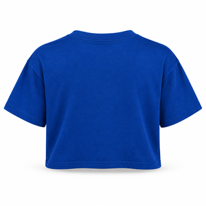 Camiseta Corta Personalizada para Mujer, Corte Holgado, Algodón, Diseño Universitario, Top Corto con Estampado, Marca Privada, Ropa Urbana, OEM - Product Image 2