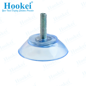 Factory Hot Sale Free Sample PVC 30mm Transparent <b>Small</b> <b>Suction</b> <b>Cup</b> with 4mm Screw & Transparent Nuts - Product Image 3