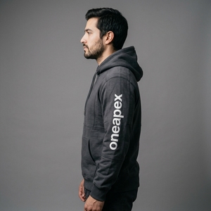 <b>Mens</b> Charcoal <b>Grey</b> Fleece Hoodie Custom Blank Pullover <b>Sweatshirt</b> Streetwear Casual Hooded <b>Sweatshirt</b> Wholesale Clothing - Product Image 4