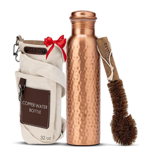 Metal handmade good quality classic design decorative designer copper bottle for home use - Product Image 1