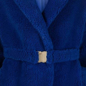 Ropa de estar por casa, bata de baño larga y gruesa de color azul, para hotel, restaurante, spa, bata de baño absorbente de agua, transpirable. - Product Image 5