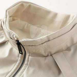 เสื้อแจ็คเก็ตหนังผู้ชายสุดเท่ ทรงพอดีตัว วัสดุทนทาน เหมาะสำหรับใส่ในฤดูหนาว แฟชั่นสตรีท สไตล์ลำลอง - Product Image 3