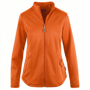 Blouse médicale zippée intégrale pour femme, avec couleurs de logo personnalisées, extensible et performante, coupe ajustée, prix de gros - Product Image 2