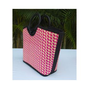 Sac à main rectangulaire en bambou fait main, écologique, léger et durable avec fermeture éclair, capacité 3L+, idéal pour les voyages et l'usage quotidien - Product Image 3