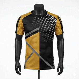 เสื้อกีฬาผู้ชายสไตล์โดดเด่นสุดฮิต ลดราคาพิเศษ ผลิตจากผ้าฝ้าย 100% แห้งเร็ว สกรีนลายได้ตามต้องการ ผลิตในประเทศปากีสถาน - Product Image 1