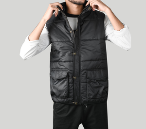 Mens Windproof <b>Gilet</b> Jacket Sleeveless Insulated <b>Lightweight</b> Warm Outdoor Winter Vest Custom Wholesale Clothing Manufacturer Sup - Product Image 1