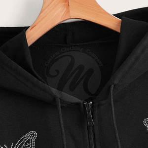 Sweat-shirts en strass de haute qualité fabriqués au Pakistan, sweats-shirts en strass personnalisés avec logo de haute qualité pour la vente en ligne - Product Image 3