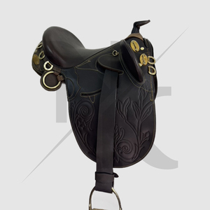 High Quality Australian Stock Saddle Leather Wood <b>Tree</b> Trail Riding Comfortable Durable Equestrian Equipment Export - Product Image 2