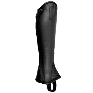 Custom Cowhide Genuine Leather <b>Half</b> <b>Chaps</b> Unisex Equestrian Horse Riding Gaiters High Quality Boot <b>Chaps</b> LHC-0005 - Product Image 2